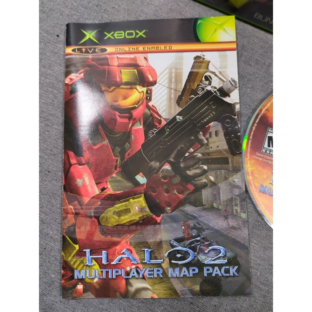 Halo 2 Multiplayer Map Pack Xbox COMPLETE - Disc, Case, Manual - Great Condition